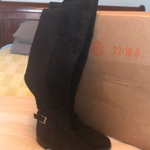 Y’all over the knee riding boot